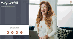 Desktop Screenshot of margreffell.com